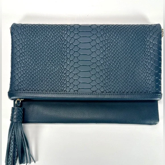 Gigi New York Fold Over Clutch Crossbody Bag - Picture 1 of 14